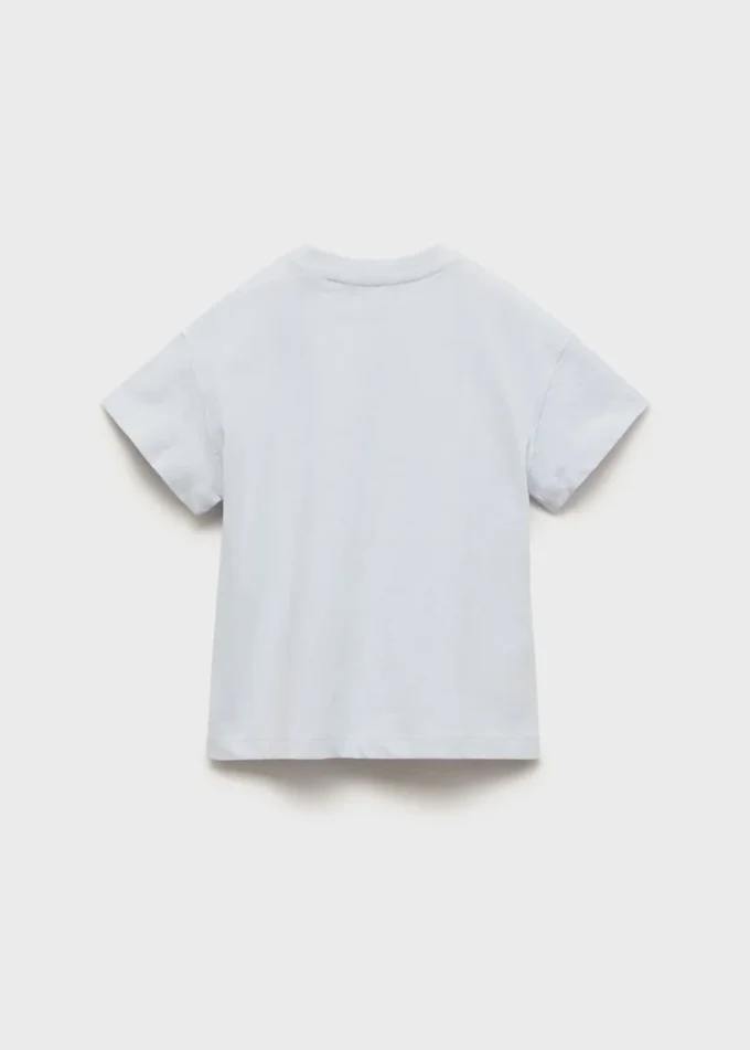 T-shirt imprimé avec détails en relief
