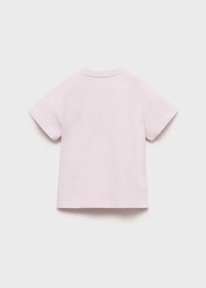 T-shirt imprimé avec détails en relief