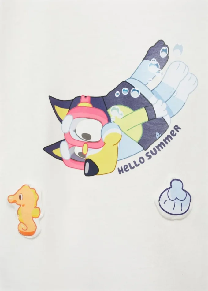 T-shirt imprimé Bluey