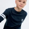 T-shirt imprimé brodé