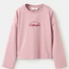 T-shirt imprimé brodé