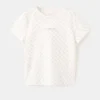 T-shirt imprimé brodé
