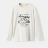 T-shirt imprimé brodé