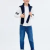 T-shirt imprimé brodé