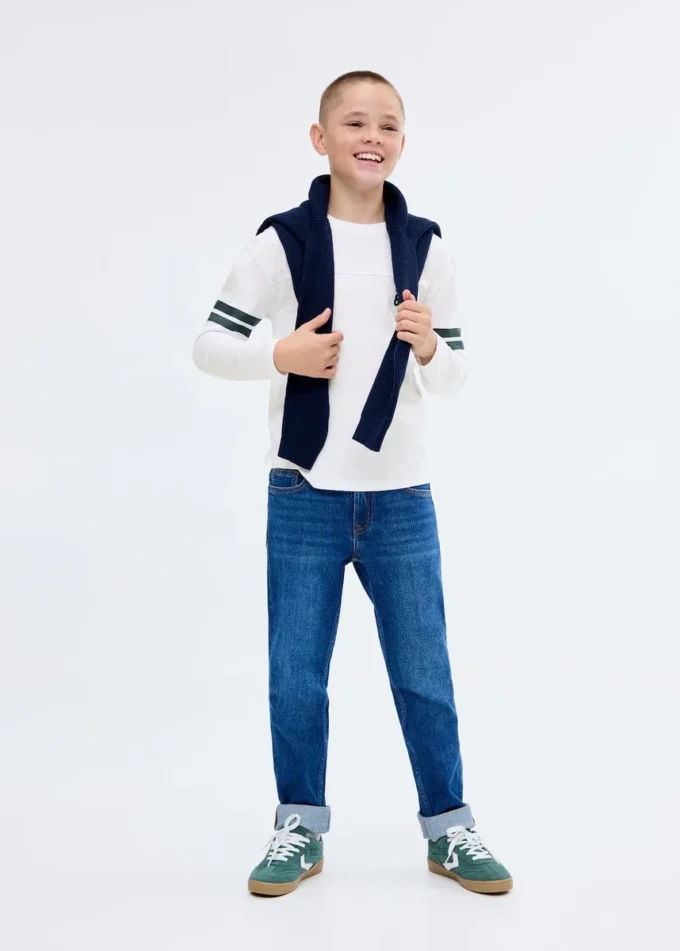 T-shirt imprimé brodé
