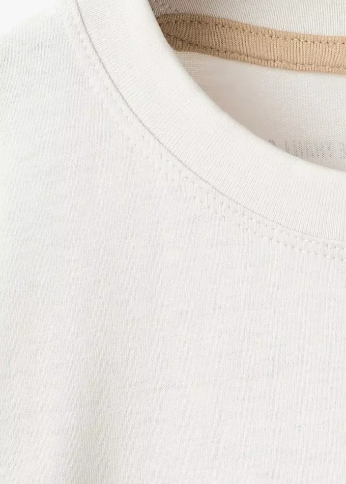 T-shirt imprimé brodé