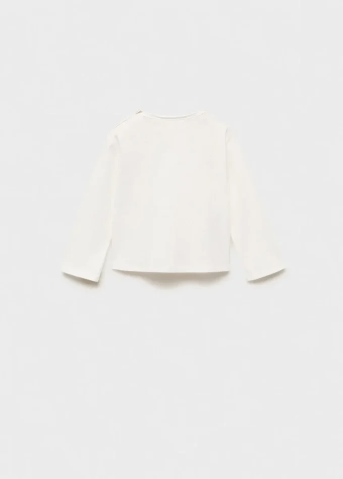 T-shirt imprimé brodé