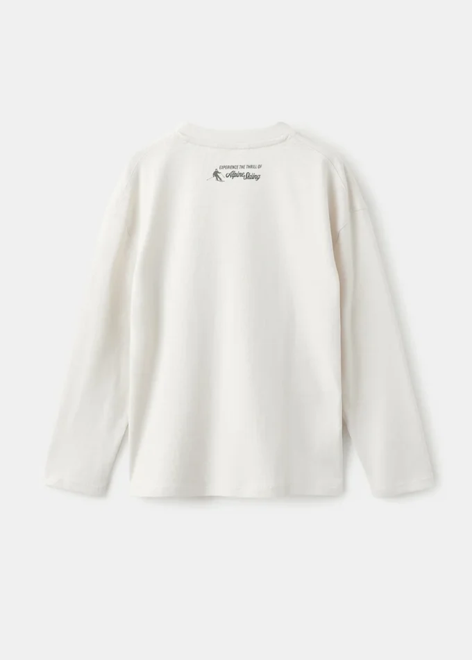 T-shirt imprimé brodé