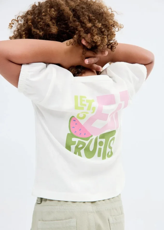 T-shirt imprimé brodé T-shirt imprimé brodé