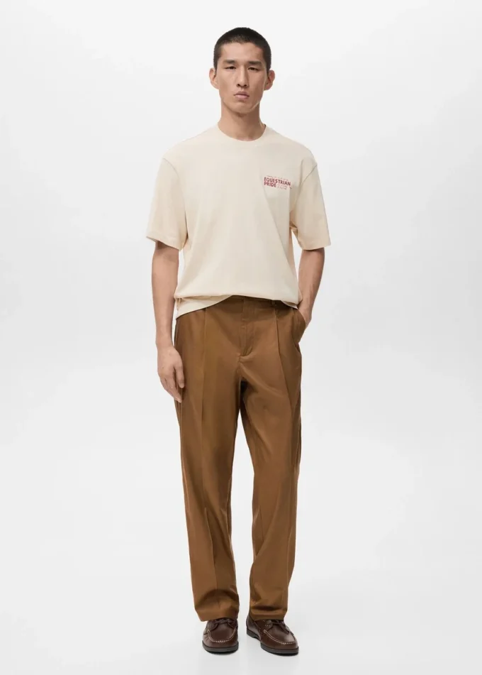 T-shirt imprimé coupe décontractée