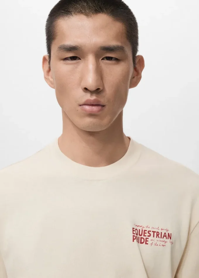 T-shirt imprimé coupe décontractée