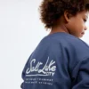 T-shirt imprimé en coton mélangé