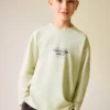 T-shirt imprimé en coton mélangé