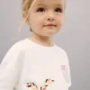 T-shirt imprimé en coton mélangé