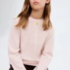 T-shirt imprimé en coton mélangé