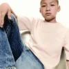 T-shirt imprimé en coton mélangé