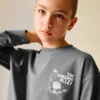T-shirt imprimé en coton mélangé