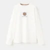 T-shirt imprimé en coton mélangé