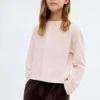 T-shirt imprimé en coton mélangé