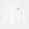 T-shirt imprimé en coton mélangé