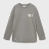 T-shirt imprimé en coton mélangé
