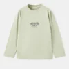 T-shirt imprimé en coton mélangé