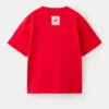 T-shirt imprimé en coton mélangé