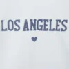 T-shirt imprimé en coton mélangé
