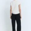 T-shirt imprimé en coton mélangé