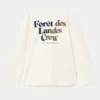 T-shirt imprimé en coton mélangé