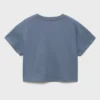 T-shirt imprimé en coton mélangé