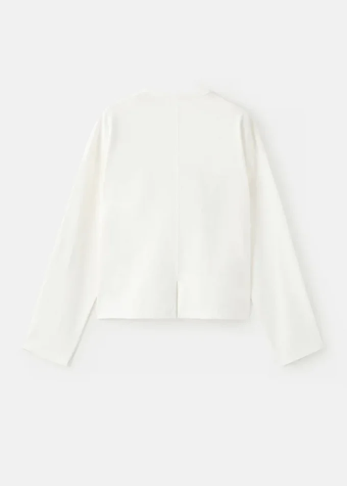 T-shirt imprimé en coton mélangé