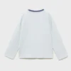 T-shirt imprimé en coton mélangé