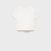 T-shirt imprimé en coton mélangé