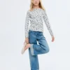 T-shirt à imprimé floral