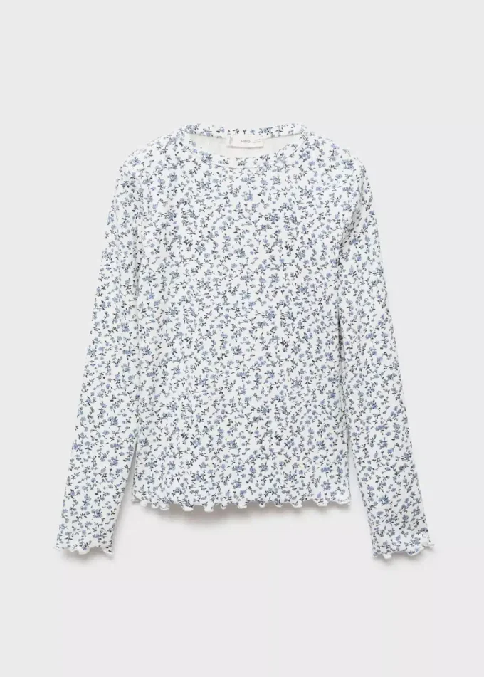 T-shirt à imprimé floral