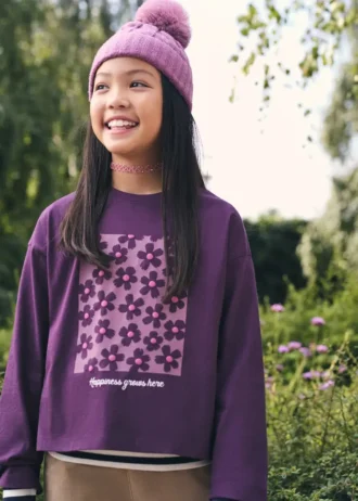 T-shirt à imprimé floral