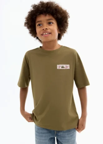 T-shirt imprimé à manches courtes