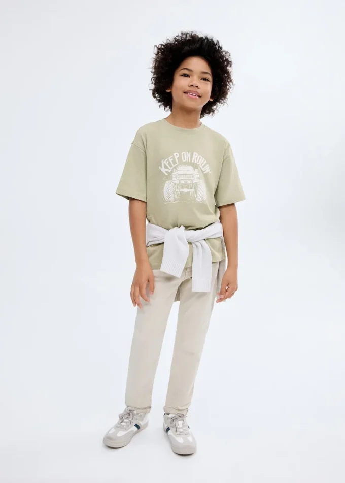 T-shirt imprimé à manches courtes