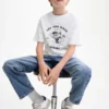 T-shirt imprimé à manches courtes