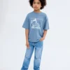 T-shirt imprimé à manches courtes