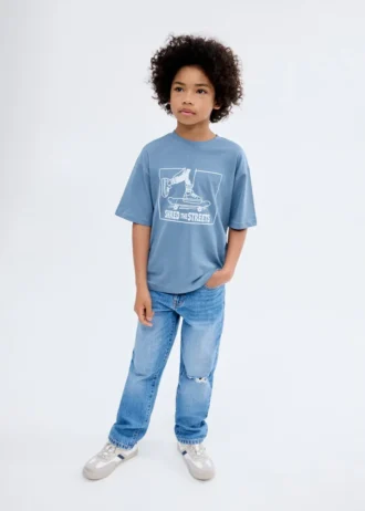 T-shirt imprimé à manches courtes