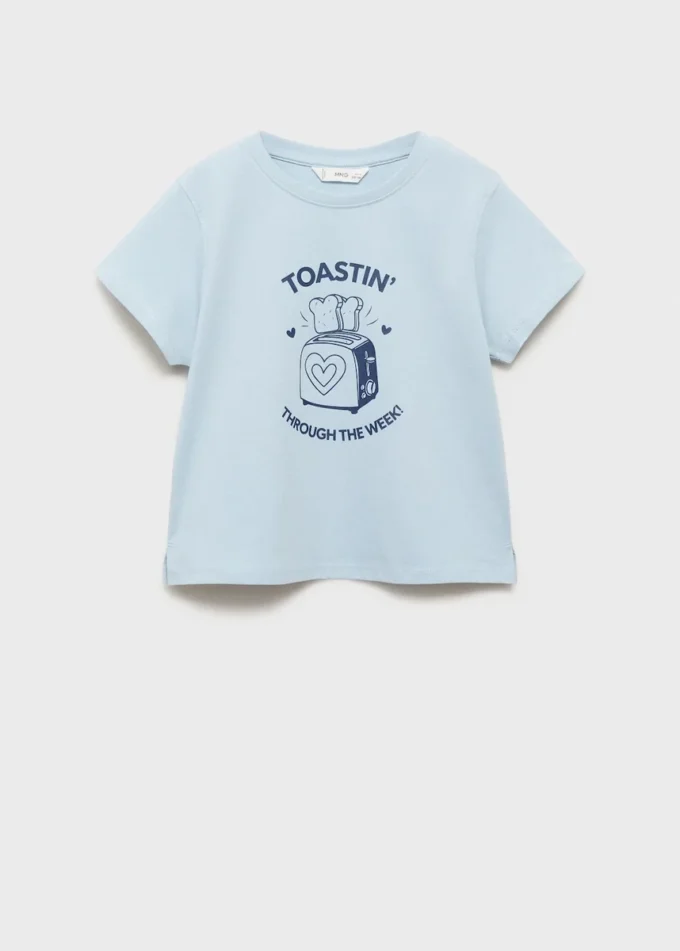 T-shirt imprimé à manches courtes