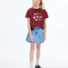 T-shirt imprimé à manches courtes