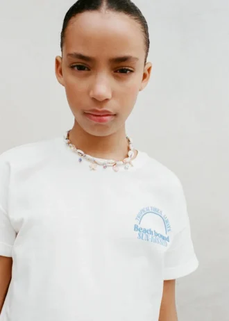 T-shirt imprimé à manches courtes