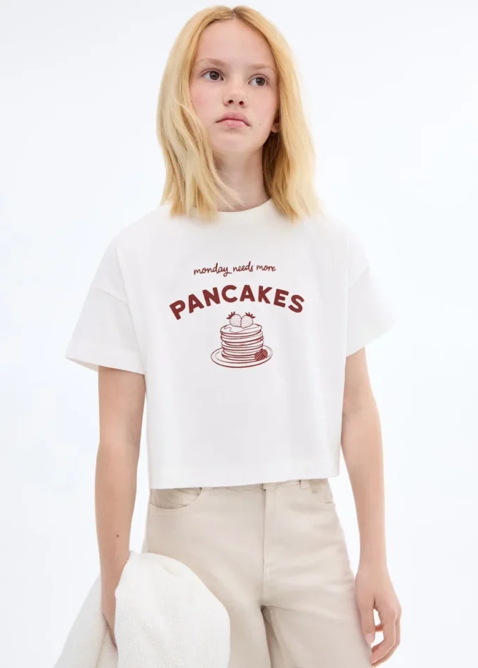 T-shirt imprimé à manches courtes