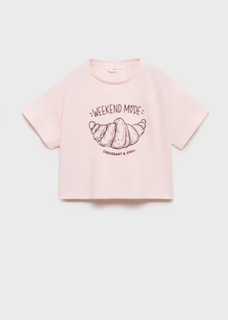 T-shirt imprimé à manches courtes