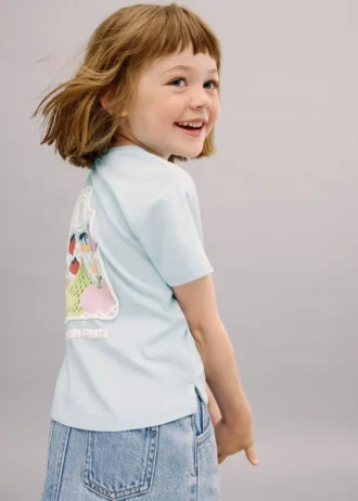 T-shirt imprimé à manches courtes