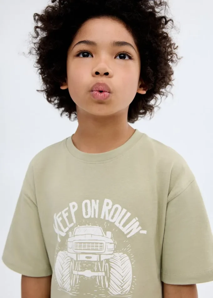 T-shirt imprimé à manches courtes