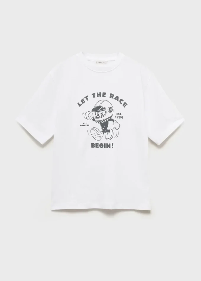 T-shirt imprimé à manches courtes